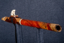 Brazilian Rosewood Burl Native American Flute, Minor, Mid G-4, #Q13D (8)